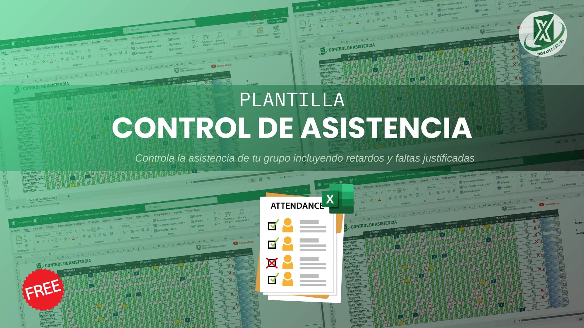 Control de Asistencia con Retardos y Justificados