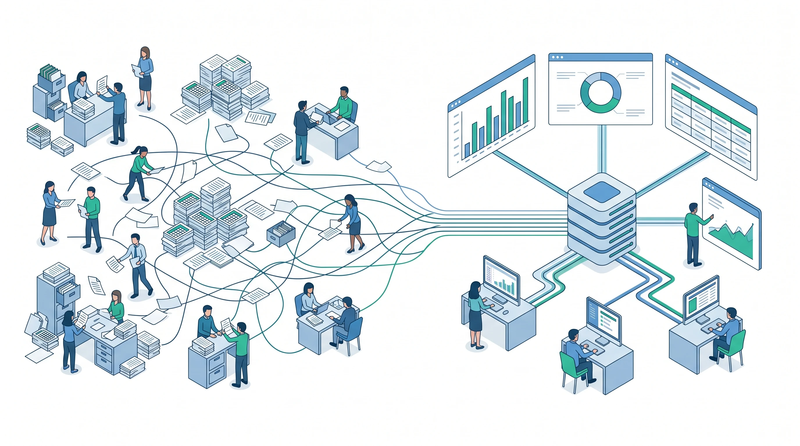 Diagrama del sistema de control de personal